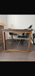 Houten eettafel met stoelen orginele prijs €700, Huis en Inrichting, Tafels | Sidetables, Ophalen, Zo goed als nieuw, 25 tot 50 cm