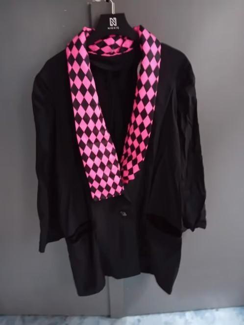 carnaval feestjurk jurk - zwarte jas - soldaten jas - gillet, Kleding | Dames, Carnavalskleding en Feestkleding, Gedragen, Kleding