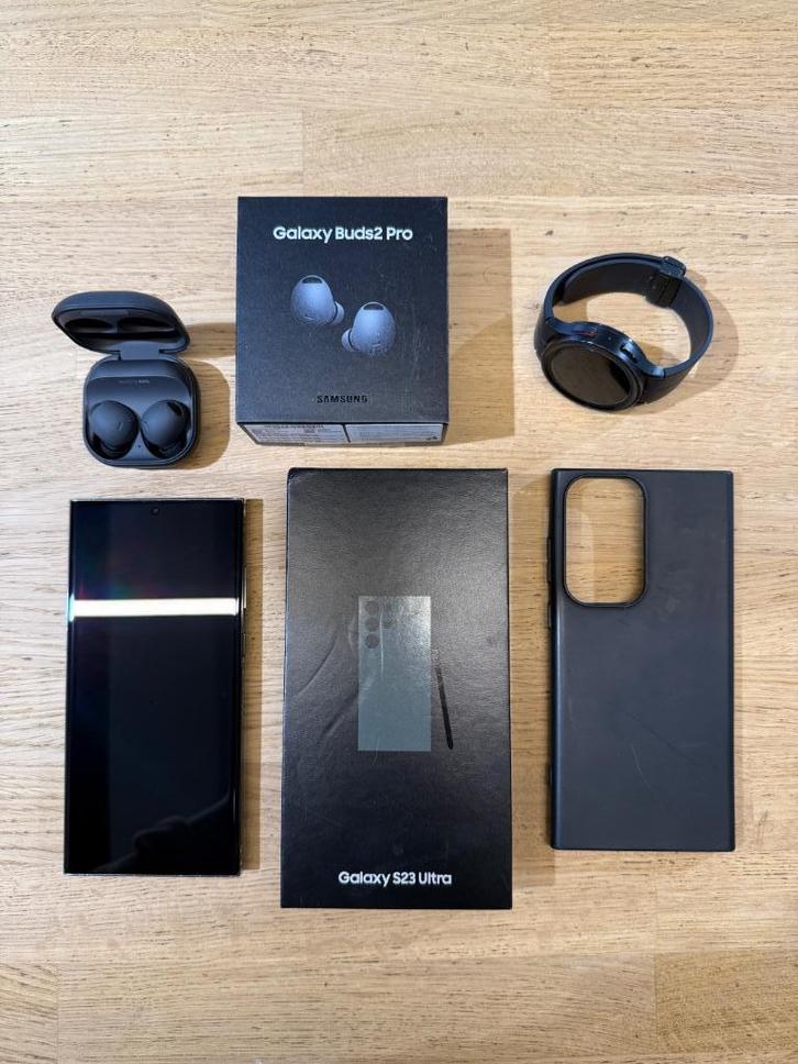 Samsung telefoon set, Telecommunicatie, Mobiele telefoons | Samsung, Gebruikt, Galaxy S23, 256 GB, Zonder abonnement, Zonder simlock
