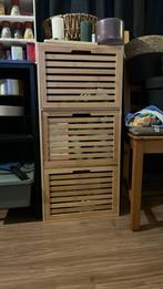 Set of three deep drawers, Huis en Inrichting, Ophalen, 50 tot 100 cm, Zo goed als nieuw, Minder dan 100 cm