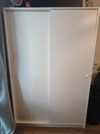 Ikea schuifdeurkast (Kleppstad) 117x176 cm, Huis en Inrichting, Ophalen, 100 tot 150 cm, Zo goed als nieuw, Met hangruimte