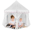 Speeltent voor Kinderen 135x135x140cm Roze-Wit, Ophalen of Verzenden, Nieuw