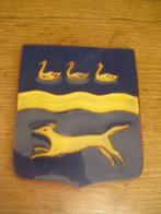 clos. wapentegel moerkapelle (jac bongaerts tegelen), Antiek en Kunst, Antiek | Wandborden en Tegels, Ophalen of Verzenden