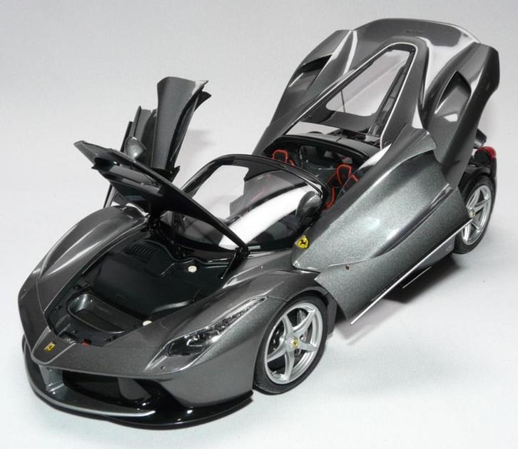 Ferrari LaFerrari Aperta Grijs BBR182234 1:18 BBR Diecast, Hobby en Vrije tijd, Modelauto's | 1:18, Nieuw, Auto, Overige merken