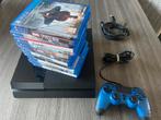 Playstation 4 met 11 games, Ophalen, Zo goed als nieuw, Met 1 controller, Original