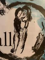 Chagall affiche tentoonstelling Galarie Maeght 1962, Gebruikt, 50 tot 75 cm, Onbekend, Ophalen of Verzenden