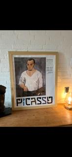 Originele ingelijste poster Picasso tentoonstelling (2011), Ophalen of Verzenden, Zo goed als nieuw, Rechthoekig Staand