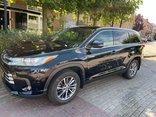 Toyota Highlander 2020 Zwart, Auto's, Toyota, Particulier, Highlander, 360° camera, 4x4, ABS, Achteruitrijcamera, Adaptieve lichten