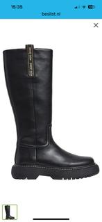 Nieuwe Pepe Jeans leren laars 40, Kleding | Dames, Hoge laarzen, Zwart, Ophalen of Verzenden, Zo goed als nieuw