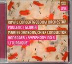 Poulenc: Gloria; Honegger: Symf. nr.3 / M.Jansons, RCO -SACD, Ophalen of Verzenden, Modernisme tot heden, Zo goed als nieuw, Vocaal