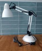Mooie Bureaulamp - Wit, Huis en Inrichting, Lampen | Tafellampen, Ophalen, Gebruikt, Minder dan 50 cm