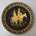 Vintage Damascene bord uit circa 1980, goudkleurig Toledo, Ophalen of Verzenden