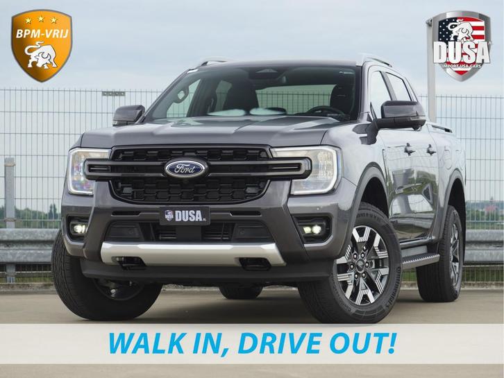 Ford Ranger Wildtrak | 2.3L | Double Cab | PHEV Ook Milieuzo, Auto's, Ford, Bedrijf, Te koop, Ranger, 4x4, ABS, Achteruitrijcamera
