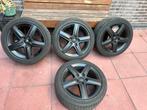 Origineel Audi 17-inch velgen met winterbanden, Gebruikt, Banden en Velgen, 17 inch, Personenwagen
