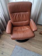 Stressless Fauteuil Cognac - Uitstekende Staat, Ophalen, Zo goed als nieuw, 75 tot 100 cm, Modern