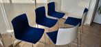 5 stuks Arper 'Catifa 46' stapelstoelen, Huis en Inrichting, Stoelen, Ophalen, Stof, Gebruikt, Blauw