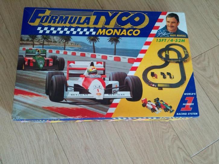 Formula Tyco Monaco, Kinderen en Baby's, Speelgoed | Racebanen, Gebruikt, Racebaan, Elektrisch, Tyco, Zelf te bouwen, Ophalen