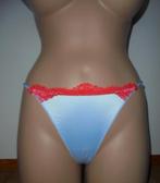 satijn string TENEZIS, Verzenden, Blauw, String