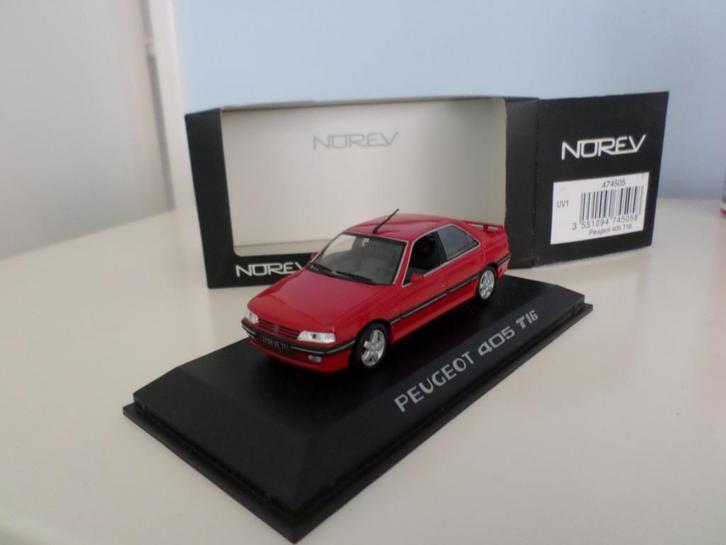 PEUGEOT 405 T16  Eerste  EDITION van 1993, Hobby en Vrije tijd, Modelauto's | 1:43, Nieuw, Auto, Norev, Ophalen of Verzenden