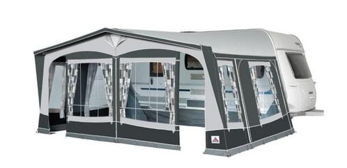 Voortent Doréma President XL300 met uitbouw Maat 12, Caravans en Kamperen, Voortenten en Luifels, Zo goed als nieuw, Ophalen