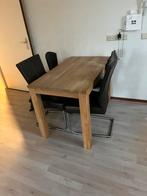 Eethoek met 4 stoelen, Huis en Inrichting, Complete eetkamers, Ophalen, Gebruikt