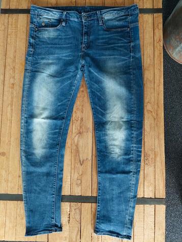 G-STAR 28-34 dames TYPE-C 3D low boyfriend jeans blauw