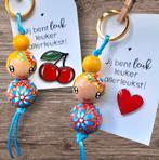 Gelukspoppetjes cadeautjes lief gift, Ophalen of Verzenden, Nieuw, Roze, Armband