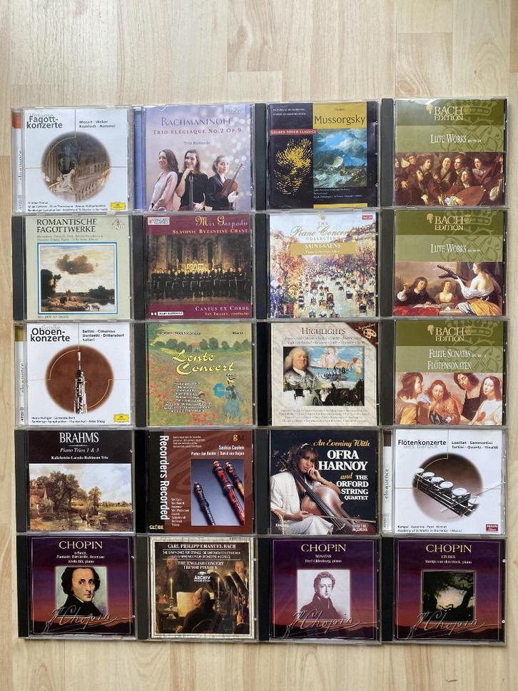 20 klassieke cd's in goede staat, Cd's en Dvd's, Cd's | Klassiek, Zo goed als nieuw, Overige typen, Classicisme, Ophalen
