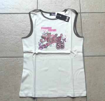 World of Basics top beige roze mouwloos shirt maat 40 NIEUW beschikbaar voor biedingen