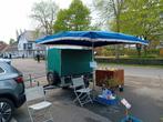 Marktkraamparasol met stevige stabiele 3-voet+ hoes-KOOPJE!, Tuin en Terras, Parasols, Ophalen, Nieuw