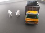 Vintage matchbox dodge cattle truck met 2 koeien, Verzenden, Gebruikt, Bus of Vrachtwagen, Matchbox
