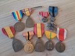 Groot lot belgische oorlogsmedailles, Verzamelen, Ophalen of Verzenden, Overige soorten, Overige gebieden, Lintje, Medaille of Wings