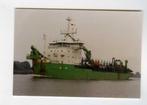 scheepvaart-foto-baggerschip/vaartuig-antigoon, Verzamelen, Scheepvaart, Boek of Tijdschrift, Ophalen of Verzenden, Motorboot