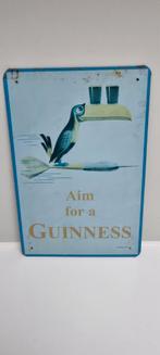 Guinness bier reclamebord mancave bar bord pub irish, Verzamelen, Ophalen of Verzenden, Gebruikt, Reclamebord