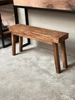 Bankje oude balken notenkleur, Huis en Inrichting, Krukjes, Ophalen of Verzenden, Nieuw, Hout