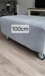 Halbank poef, Ophalen of Verzenden, Zo goed als nieuw, Rond, Minder dan 50 cm