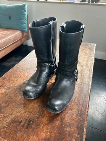 Zwarte biker boots , Johnny Bulls, maat 44 beschikbaar voor biedingen