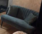 Groene Velvet Schelp Bank, Huis en Inrichting, Ophalen, 150 tot 200 cm, Tweepersoons, 75 tot 100 cm
