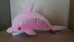 Dolfijn knuffel roze., Ophalen of Verzenden, Zo goed als nieuw, Overige typen