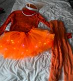 Oranje outfit maat S/M en tutu met lichtjes., Ophalen of Verzenden, Zo goed als nieuw, Carnaval