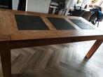 Prachtige teakhouten tafel, Huis en Inrichting, Tafels | Eettafels, Gebruikt, Teakhout, 200 cm of meer, Rechthoekig