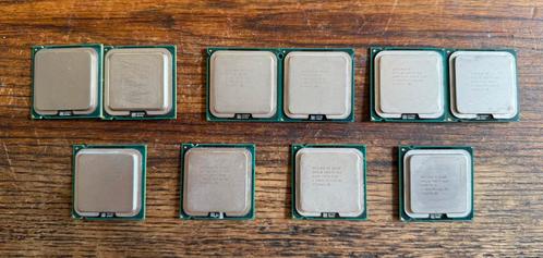 Partij van 10 Socket S775 Intel CPU’s., Computers en Software, Processors, Zo goed als nieuw, Ophalen of Verzenden