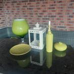 Mooie limegroene huisdecoratie te koop!, Ophalen, Zo goed als nieuw