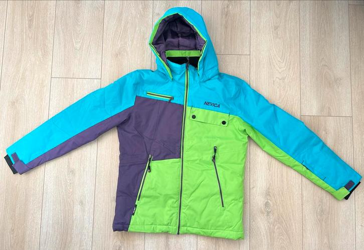 Meisjes Ski-jas + skibroek - Maat 164, Sport en Fitness, Skiën en Langlaufen, Zo goed als nieuw, Kleding, Overige merken, 100 tot 140 cm