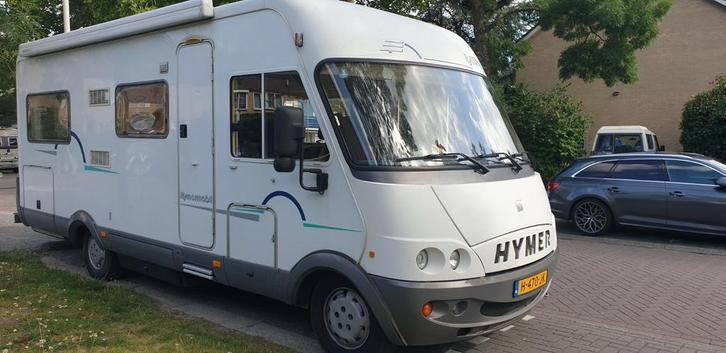 Hymer 6pers b654 2001, Caravans en Kamperen, Campers, Particulier, tot en met 6, Integraal, Hymer, Fiat, Diesel, Handgeschakeld
