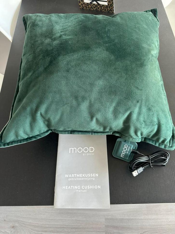 Warmte kussen MOOD, Huis en Inrichting, Woonaccessoires | Kussens, Nieuw, Groen, Vierkant, Ophalen of Verzenden