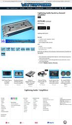 Lightning Audio S4.600 4 kanaals versterker, Auto diversen, Autospeakers, Gebruikt, ., Ophalen of Verzenden, .