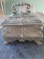 Oud Tinnen Peltrato Kistje., Ophalen of Verzenden