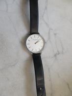Dames horloge, Deens design, Lars Olsen, met leren bandje, Overige merken, Leer, Staal, Polshorloge