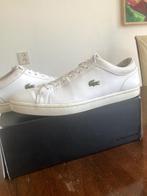Lacoste Sneakers Wit (Schoenen; geen Ralph Lauren, Hilfiger), Ophalen of Verzenden, Sneakers of Gympen, Gedragen, Wit